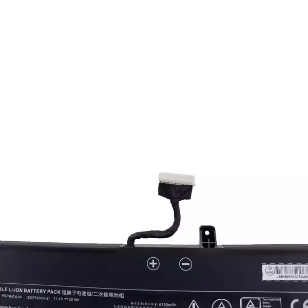 Baterai Laptop PD70BAT-6 PD70BAT-6-80 - Gambar 3