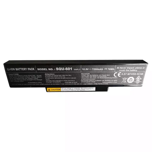 Baterai Laptop CLEVO SQU-601