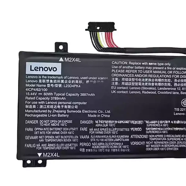 Baterai Laptop LENOVO L23C4PK4 L23M4PK4 L23D4PK4 - Gambar 3