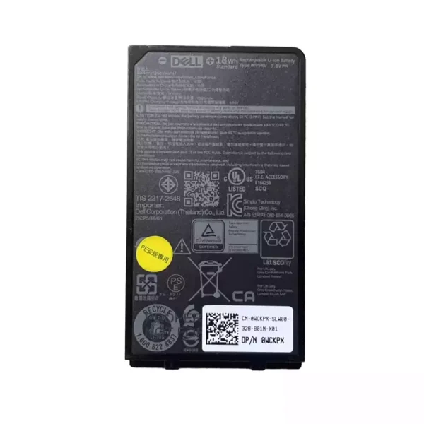 Baterai Laptop DELL WV9RV WCKPX