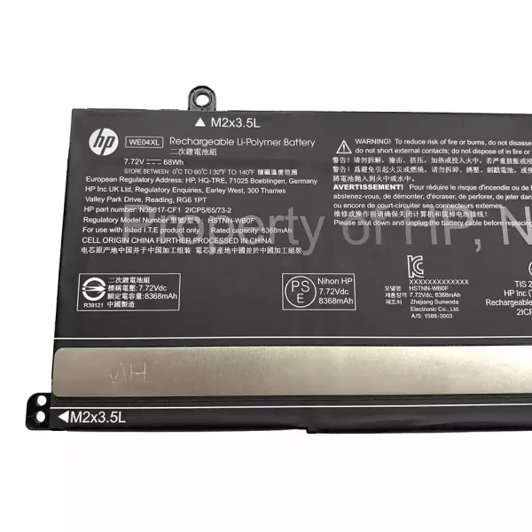 Baterai Laptop HP WE04XL HSTNN-WB0F N39857-005 - Gambar 3