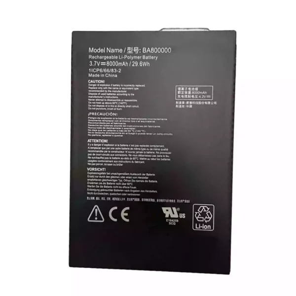 Baterai Laptop BA800000