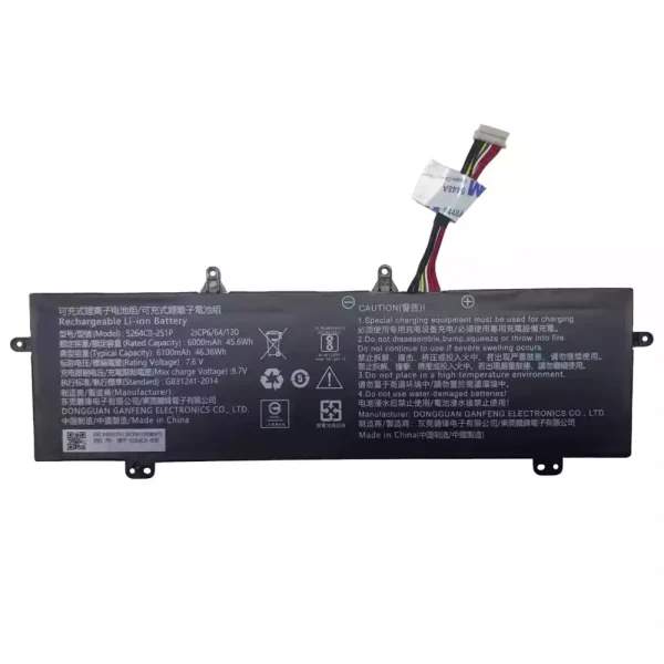 Baterai Laptop 5264C0-2S1P,Haier Leadpie M1 GREAT Ditecma