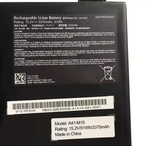 Baterai Laptop A41-M15 - Gambar 2