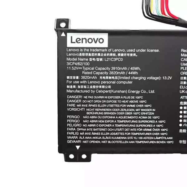 Baterai Laptop Lenovo L21C3PC0 L21D3PC0 L21L3PC0 L21M3PC0 - Gambar 4