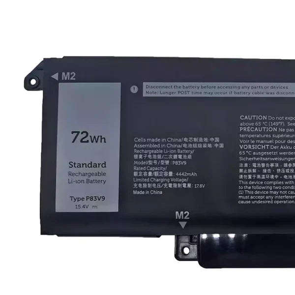 Baterai Laptop DELL P83V9 - Gambar 3