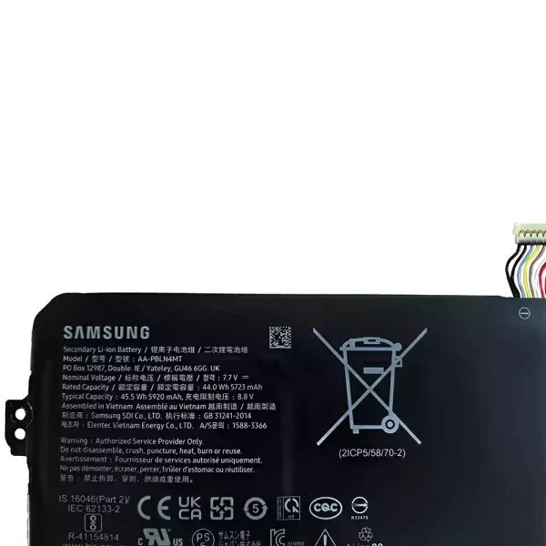 Baterai Laptop Samsung AA-PBLN4MT AA-PBQN4TR - Gambar 3