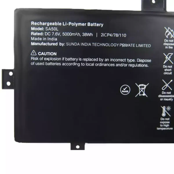 Baterai Laptop SA50L - Gambar 2
