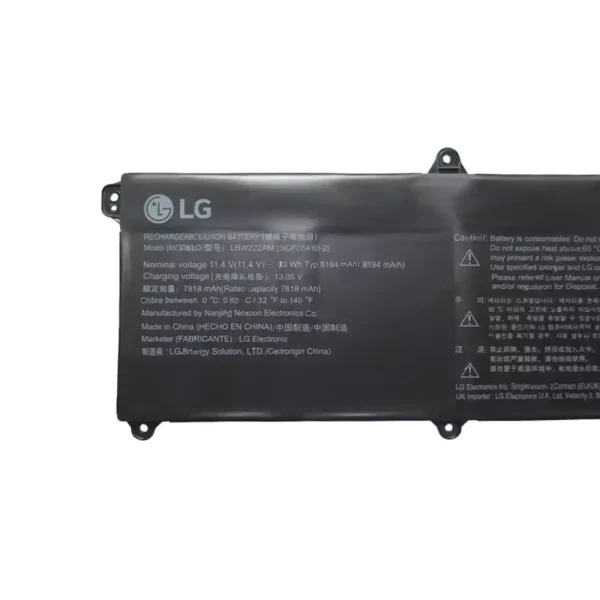 Baterai Laptop LG LBW222AM - Gambar 3