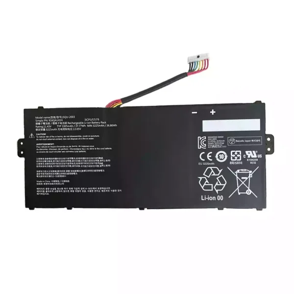 Baterai Laptop HASEE SQU-2003