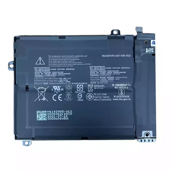 Baterai Laptop Microsoft Surface Pro 9 2038 1996 1997 2032 DYNM04 - Gambar 3