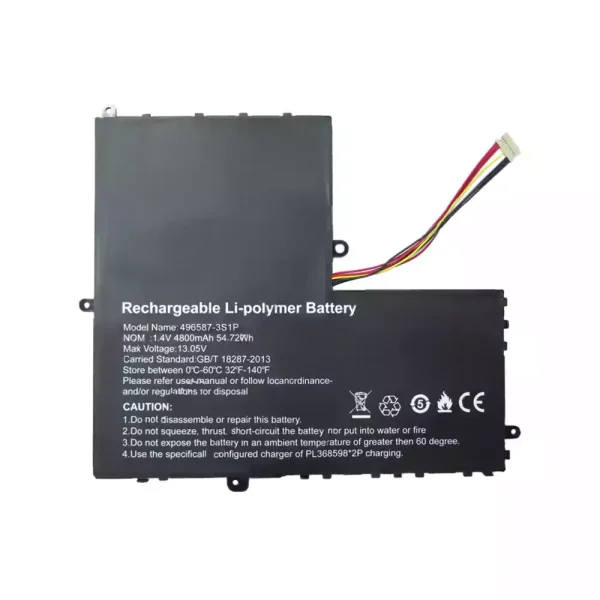 Baterai Laptop 496587-3S1P