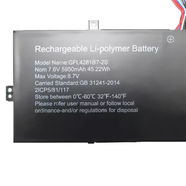 Baterai Laptop GFL4281B7-2S - Gambar 2