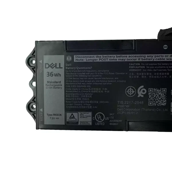 Baterai Laptop DELL R65CN - Gambar 2