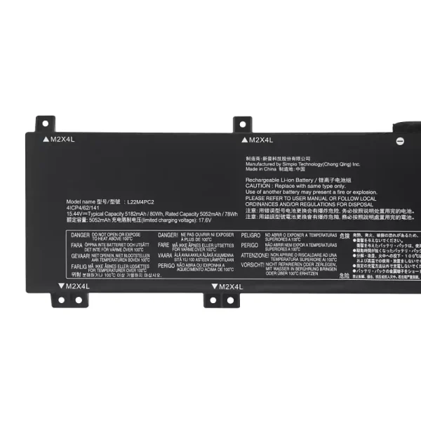 Baterai Laptop LENOVO L22M4PC2 L22B4PC2 L22C4PC2 L22D4PC2 - Gambar 3