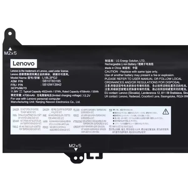 Baterai Laptop LENOVO L18D3PG2 L18C3PG2 - Gambar 3