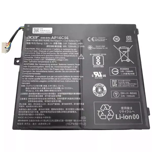 Baterai Laptop ACER AP16C56