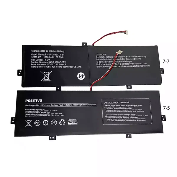 Baterai Laptop POSITIVO Z140A-3582133*2P P3582132*2P