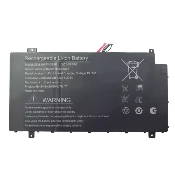Baterai Laptop U536396PV-3S1P