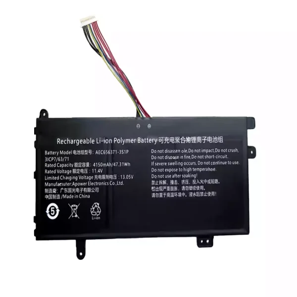 Baterai Laptop AEC656371-3S1P