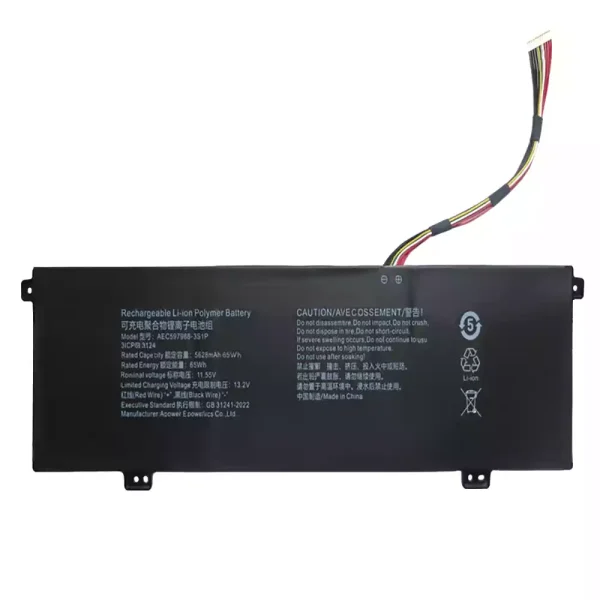 Baterai Laptop AEC597988-3S1P