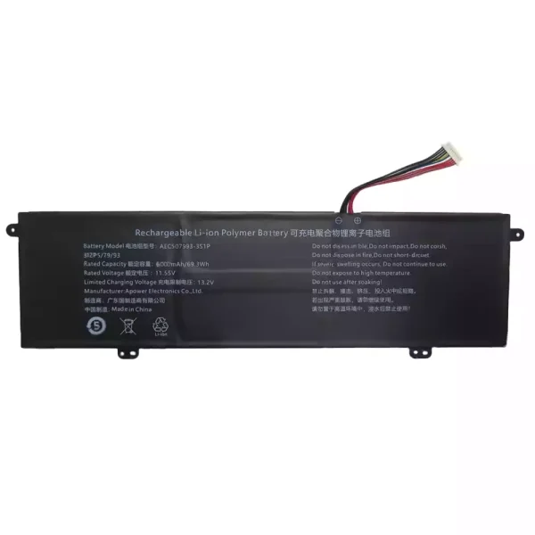 Baterai Laptop AEC507993-3S1P