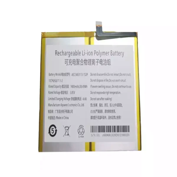 Baterai Laptop AEC3463113-1S2P