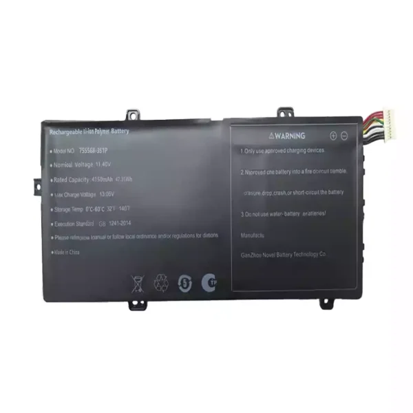 Baterai Laptop 755568-3S1P