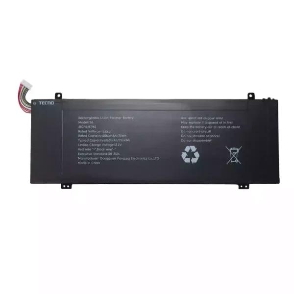 Baterai Laptop TECNO 156 GF156