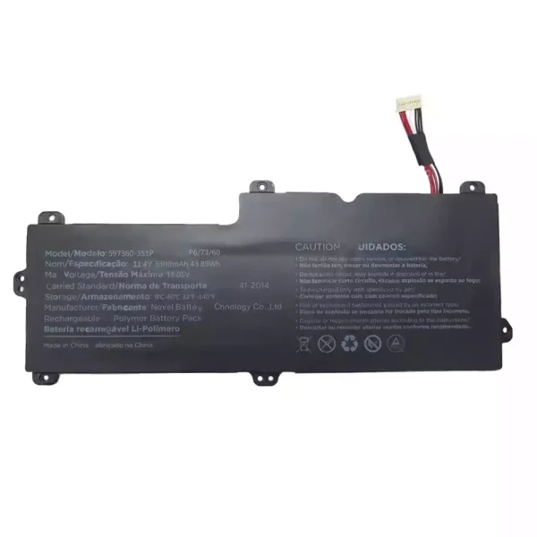 Baterai Laptop 597360-3S1P