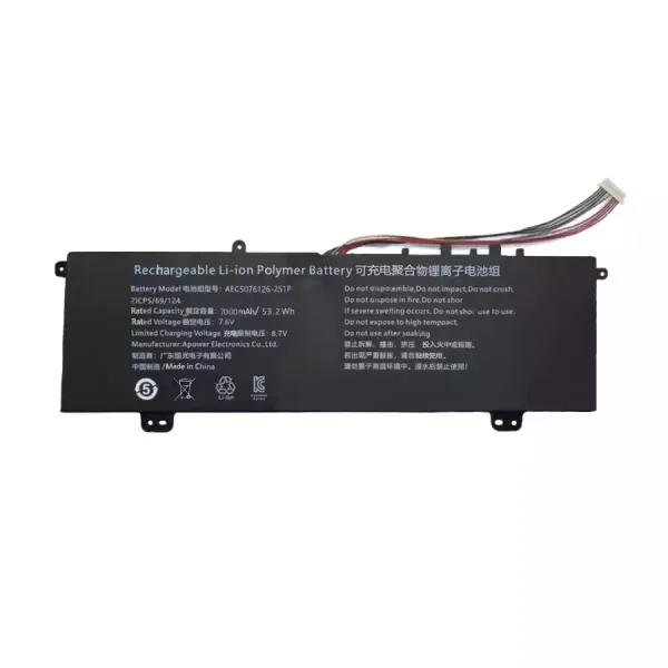 Baterai Laptop AEC5076126-2S1P