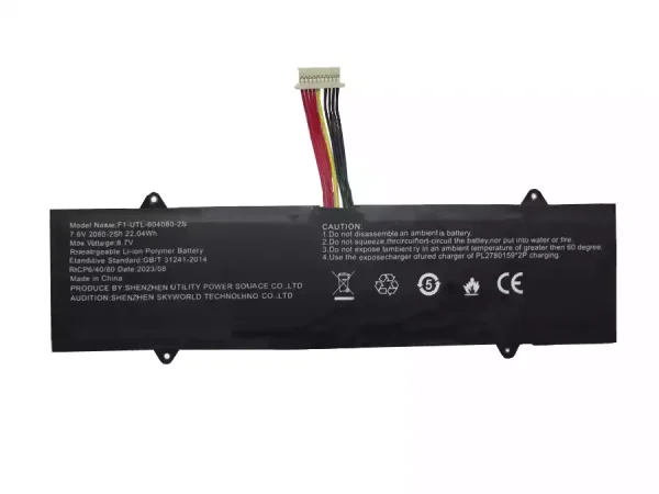 Baterai Laptop F1-UTL-604080-2S