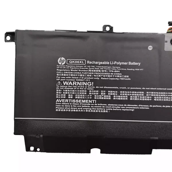Baterai Laptop HP QK06XL - Gambar 3