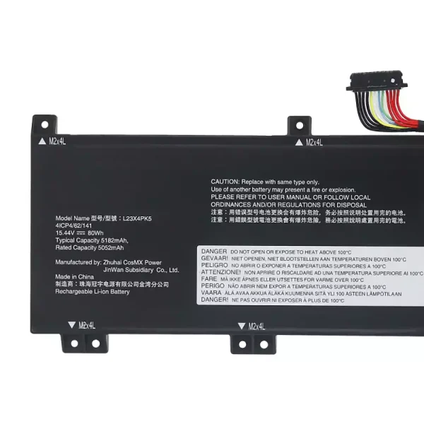 Baterai Laptop LENOVO L23M4PK5 L23B4PK5 L23X4PK5 L23C4PK5 L23D4PK5 - Gambar 3