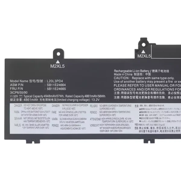 Baterai Laptop LENOVO L20M3PD4 L20L3PD4 - Gambar 3