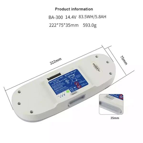Pengganti Baterai Untuk Inogen Oxygen Machine 1400-1020 1400-1030 1400-1000 - Gambar 2