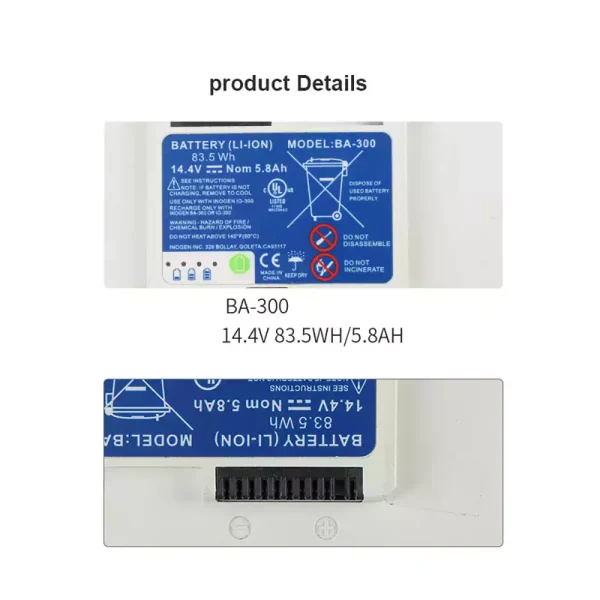 Pengganti Baterai Untuk Inogen Oxygen Machine 1400-1020 1400-1030 1400-1000 - Gambar 3