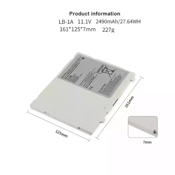 Pengganti Baterai Untuk Canon CXDI-70C CXDI-701C CXDI-701G CXDI-801C CXDI-801G - Gambar 2