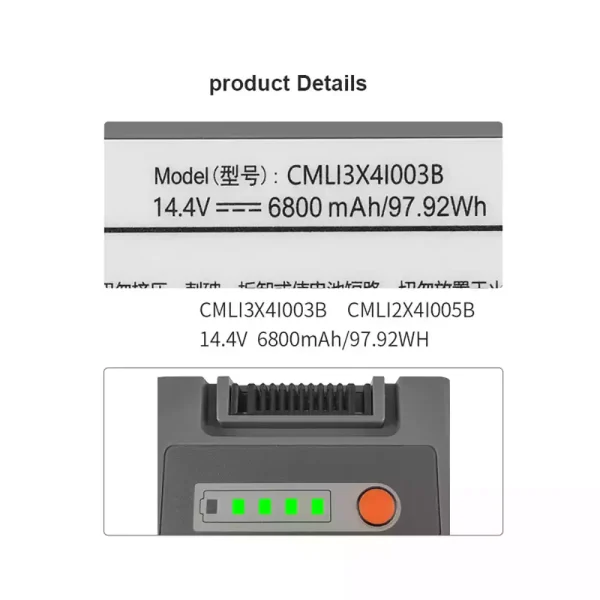 Pengganti Baterai Untuk COMEN CMLI2X4I005B CMLI2X4I002B - Gambar 4