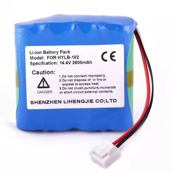 Pengganti Baterai Untuk Mindray HYLB-102,18287-2000,TWSLB-005,JHOTA-99K-00,022-000040-00,DECG-03A MEC-03 18287-2000