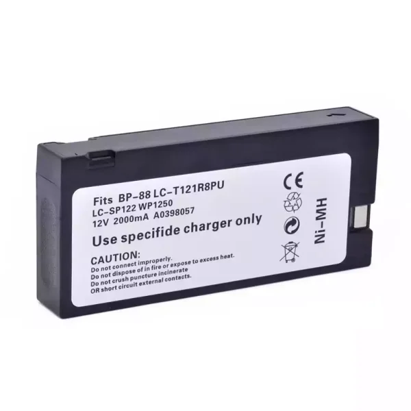 Pengganti Baterai Untuk NELLCOR N-180 PULSE OXIMETER Draeger: infinity vista WP1250, EPP130
