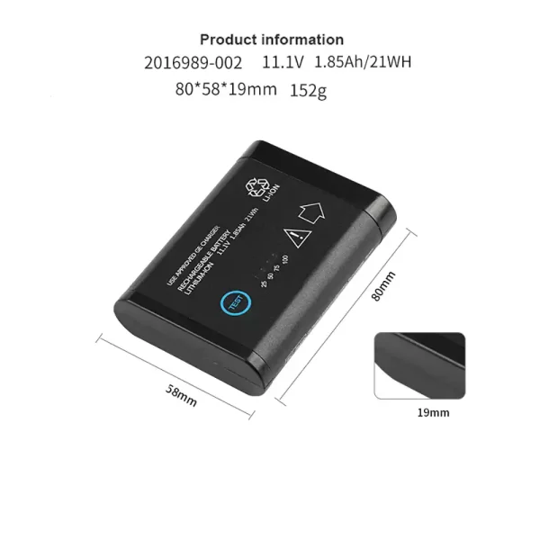 Pengganti Baterai Untuk GE 2016989-002 2016989-003 DR203 Solar 8000i - Gambar 3
