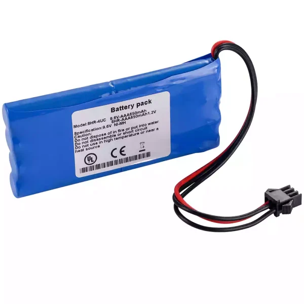 Pengganti Baterai Untuk 8HR-4UC 9.6V-AAA650MAH 8HR-AAA650mah1.2V