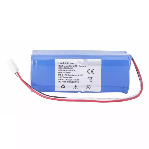Pengganti Baterai Untuk Fukuda HHR-16A8W1,Fukuda ME Cardisuny C-120,ME C120