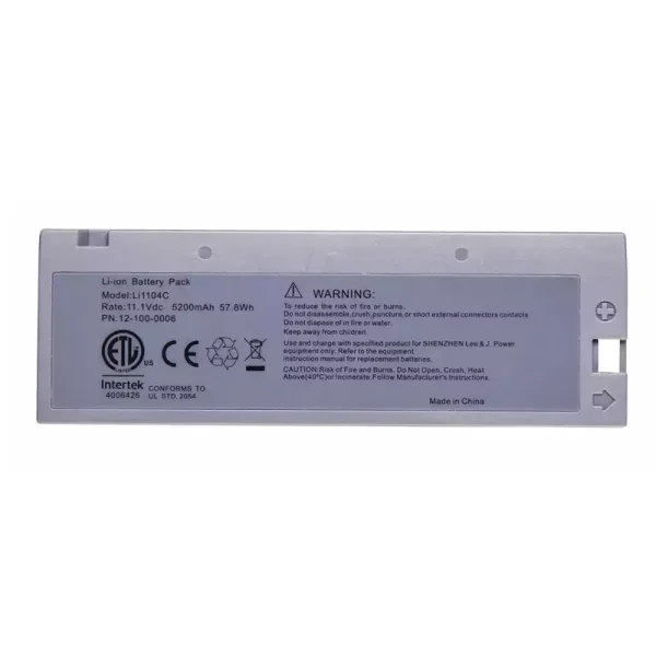 Pengganti Baterai Untuk BIOLIGHT LI1104C,12-100-0006