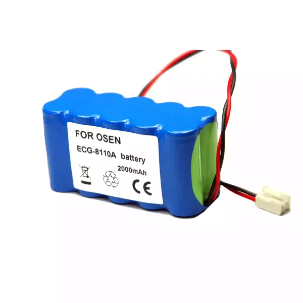 Pengganti Baterai Untuk OSEN ECG-8110 ECG-8110A ECG-8130A - Gambar 2