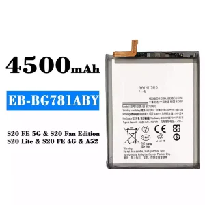 Baterai Original EB-BG781ABY for Samsung Galaxy A52/S20 FE 5G/S20 Fan Edition/S20 Lite/S20 FE 4G
