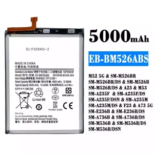 Baterai Original EB-BM526ABS for Samsung M52 5G/A23/M53/F23/A73 5G