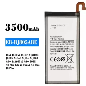 Baterai Original EB-BJ805ABE for Samsung J8/J810/J810F/J810G/J810Y/On8/J8+/J805/A6+/A605/A6+ 2018/A9 Star Lite/Jean/A6 Plus/J8 Plus