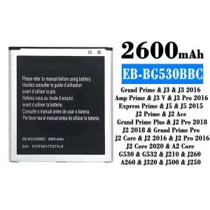 Baterai Original EB-BG530BBC for Samsung J3/J3 2016/J3 Pro 2016/J5/J5 2015